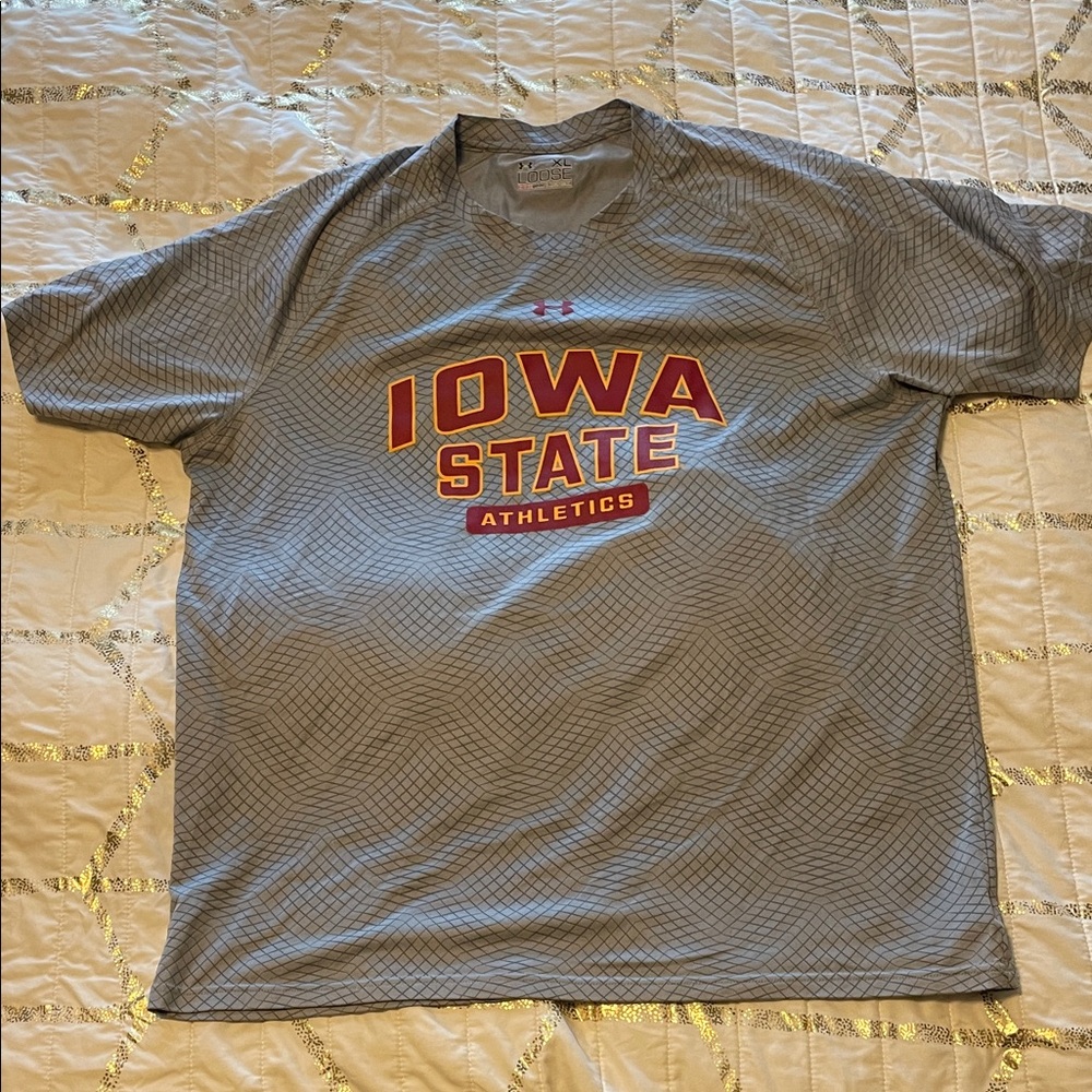 Under Armour Gray Iowa State Athletics Tee